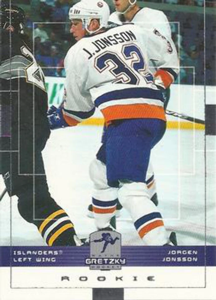 #104 Jorgen Jonsson - New York Islanders - 1999-00 Upper Deck Wayne Gretzky Hock - Image 1 of 1