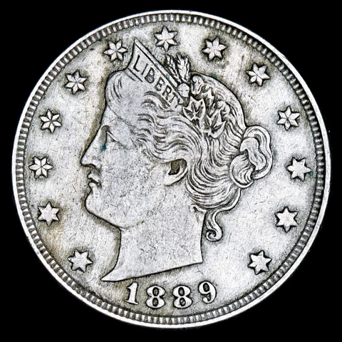1889 LIBERTY V NICKEL ✪ XF EXTRA FINE ✪ 5C SCARCE DATE COIN L@@K NOW ◢TRUSTED◣ Cover