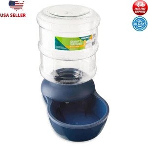 Extra Large Gravity Pet Waterer 4 Gallon Easy Clean Automatic Hydration New - Picture 1 of 6