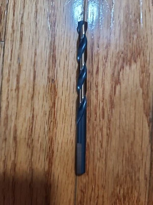 Broca de longitud mecánica de punto dividido KFD negra y dorada 9/32", vástago 3 planos Foto 1 de 2