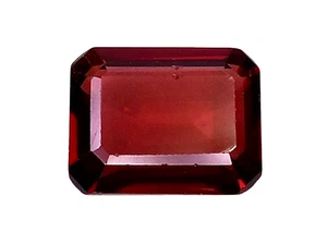 2.59 CTS  RED NATURAL GARNET OCTAGON SHAPE LOOSE GEMSTONES ,SEE VIDEO - Picture 1 of 3