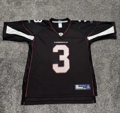 Derek Anderson #3 Arizona Cardinals NFL Reebok Jersey LG L mens Black Red - Image 1 of 4
