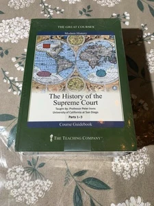 Great Courses : The History of the Supreme Court (2003, Guidebook / DVD) NEW - Picture 1 of 3