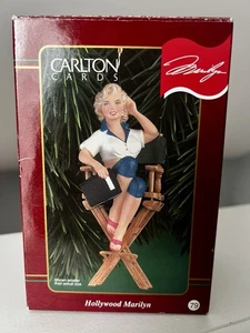 VTG 1999 Carlton Cards Marilyn Monroe Christmas Ornament "Hollywood Marilyn" #79 - Picture 1 of 13