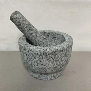 Heavy Duty Granite Mortar and Pestle Set (5” Diameter) - Picture 1 of 4