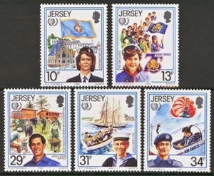 (1233) Jersey Scott 356-60, Women in Army, MNH set of 5 - Picture 1 of 1