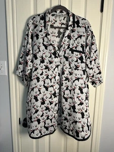 Disney Mickey 100% Silk Men’s Shirt Size XL - Picture 1 of 10