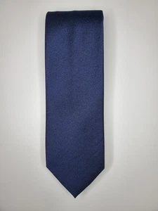 Corbata APT.9 / Azul oscuro sólido / 100% poliéster / L-58 pulgadas y W-2,5 pulgadas - Imagen 1 de 5