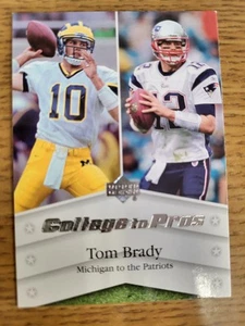 2007 Upper Deck - College to Pros Tom Brady #NTN-TB - Picture 1 of 2