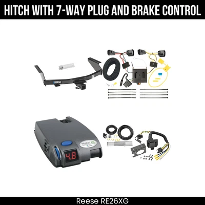 Управление тормозом буксировки PKG+ для 07–12 Dodge Nitro все модели 44559 приемник 2 дюйма - Изображение 1 из 4