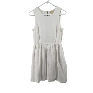 Michael Michael Kors Kleid Gr. 4 100% Leinen Fit and Flare gefüttert Reißverschluss hinten - Bild 1 von 4