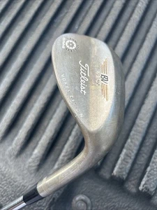 Titleist Vokey SM60 04 Lob Wedge eje de acero giro fresado-derecho- agarre usado ver fotos - Imagen 1 de 12