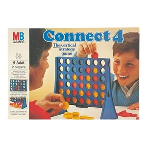 Connect 4 1993 Edition Vintage Retro Classic Strategy Game MB Games Complete - Picture 1 of 2
