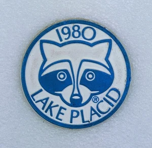 Lake Placid New York, 1980 Olympics, Refrigerator Magnet, Roni Racoon, NICE LOOK - Picture 1 of 2