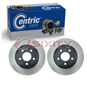 2 pc Centric Rear Disc Brake Rotors for 2013-2016 Audi A4 allroad Braking id - Picture 1 of 5
