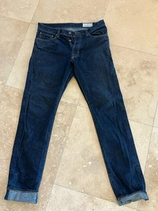 Imogene and Willie Barton Slim Mens Jeans Denim Blue Wash Size 34x35 - Picture 1 of 7