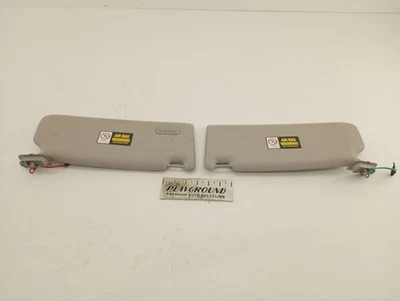VOLVO V50 S40 Sun Visor Set With Illuminated Vanity Mirrors Fits 2004 2005 2006 - Image 1 of 4