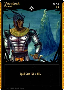 Warlock - Base Set - Tempest of the Gods CCG - Imagen 1 de 6