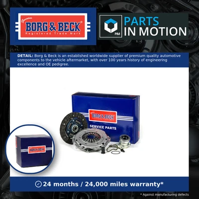 Kit de embrague 3 piezas (cubierta + placa + CSC) se adapta a VAUXHALL VECTRA C 1.8 06 a 08 Z18XER B&B - Imagen 1 de 4