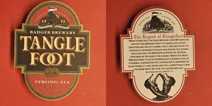 Badger Brewery TangleFoot The Legend.Beschreibung Brauerei Bierdeckel Bier - Picture 1 of 1