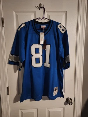 Calvin Johnson Mitchell Ness 2007 Detroit Lions Legacy Jersey Size 52 XXL  - Image 1 of 4
