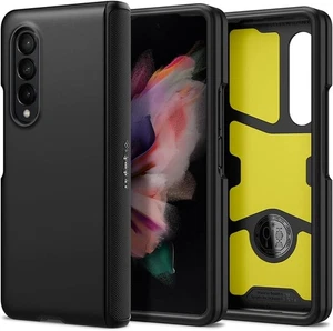 Slim Armor Pro Phone Case Samsung Galaxy Z Fold 3 5G -Black -NEW MINOR SCRATCHES - Picture 1 of 6