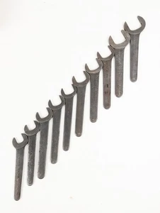 Vintage Martin Tools 30 Degree Thin Open End Wrench Set Made in USA 1-1/2 - 3/4 - Picture 1 of 11