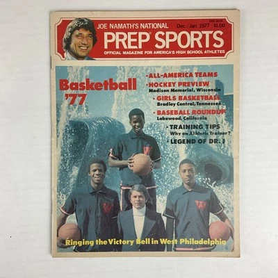 1977 JOE NAMATH'S NATIONAL PREP SPORTS Official Magazine Hockey Madison Memorial - Image 1 of 4