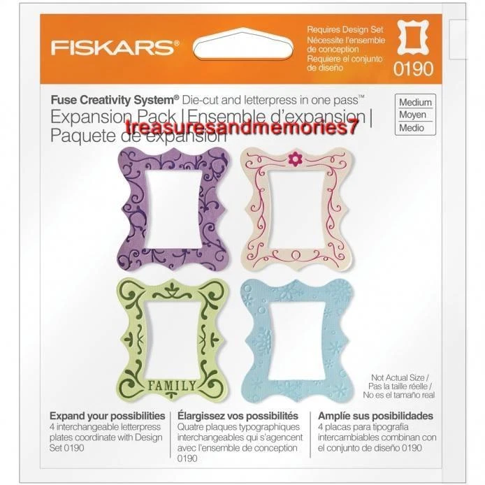 Fiskars Fuse Creativity Expansion Pack FRAME Die Cut & Letterpress100970 - Image 1 of 1