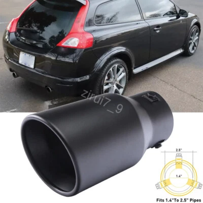 For Volvo 60S 90S C30 Car Exhaust Pipe Tip Rear Tail Throat Muffler Tailpipe Foto 1 de 4