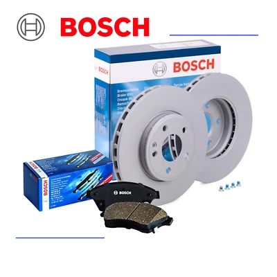 Kit Dischi Freno e Pastiglie Anteriori BOSCH Ford Fiesta 6 VI dal 2008 1.4 TDCI - Immagine 1 di 4