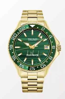 TRUMP "Time Is Money" Green Malachite Limited Edition 385 of 600 Available Now! - Image 1 of 4