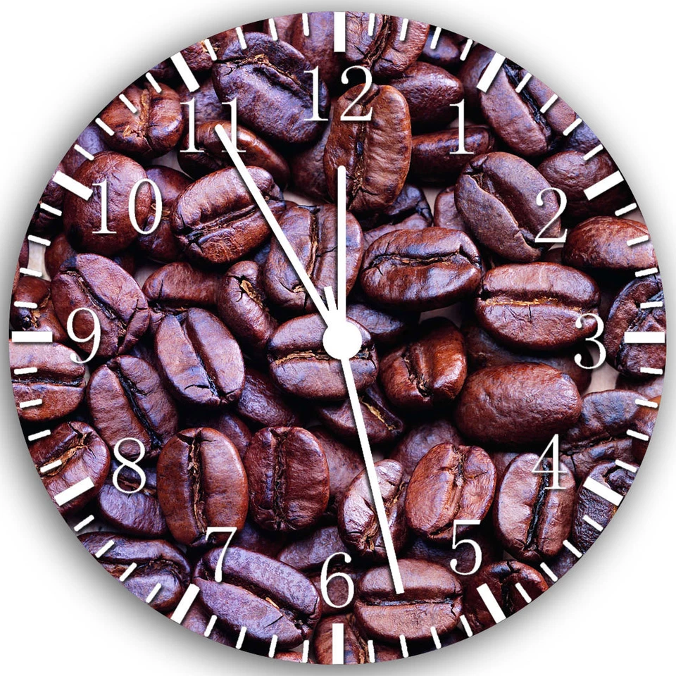 Coffee Beans Frameless Borderless Wall Clock Nice For Gifts or Decor W124 - Image 1 of 1