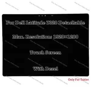 13" Para Dell Latitude 7320 Tablet Desmontable FHD+ IPS Pantalla LCD Conjunto Táctil - Imagen 1 de 7