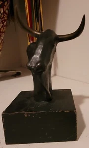 DONALD LOCKE BULL ARTISTA AFROAMERICANO BRONCE ESCASO 1981 FIRMADO 3/51 - Imagen 1 de 5