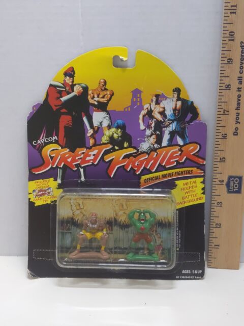 Movie 1994 Capcom Street Fighter Ryu Hoshi vs. Vega metal figures MOC 81099