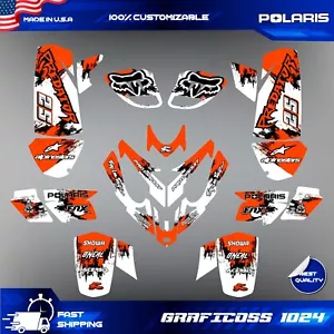 polaris predator 500 graphics decals stickers full kit atv wrap quad predator500 - Picture 1 of 1