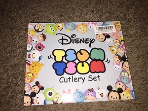 Juego de cubiertos Disney Tsum Tsum producto con licencia Mickey Minnie tenedor cuchara NUEVO EN CAJA - Imagen 1 de 8