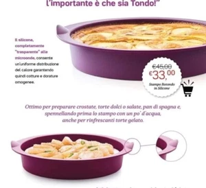 Tupperware Stampo in Silicone Forno/frigo/congelatore/microonde Marrone - Foto 1 di 2