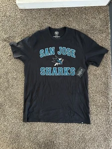San Jose Sharks 47 Brand NHL T-Shirt - Picture 1 of 6
