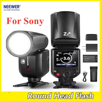 NEEWER Z2-S Z2S 2.4G TTL HSS Round Head Flash Light Speedlite for Sony Camera - Image 1 of 4