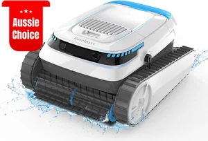 Robotic Pool Cleaner Vacuum Smart Navigation Wall Climbing Cleans Floor Walls Wa - Picture 1 of 12
