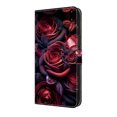 Flower Butterfly Tape Wallet Cover Case For Google Pixel 4 5 6 Pro 3A 4A 5A 6A - Image 1 of 4