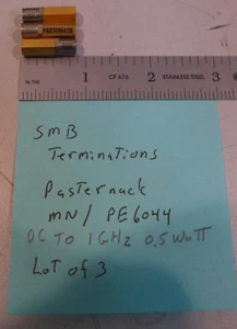 (3) Pasternack SMB Terminations MN/PE6044 - Picture 1 of 5