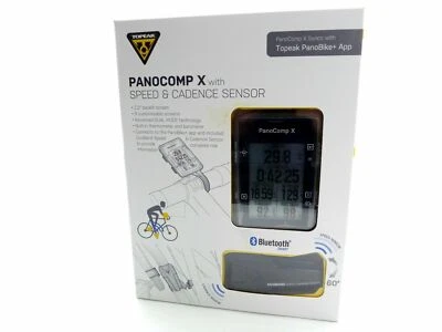Topeak PanoComp X Bluetooth Wireless Cycle Computer with Speed & Cadence Sensor - Image 1 of 4