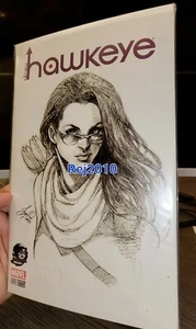 All-New Hawkeye Phantom Siya Oum B&w Sketch Variant Kate Bishop Disney+ - Picture 1 of 8