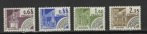 France 1979 monuments historiques Y&TN°162 à 165 4 timbres préoblitérés /TR9948 - Picture 1 of 1