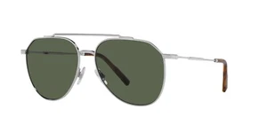 Dolce & Gabbana DG 2296 Silver/Dark Green (05/9A) Sunglasses - Picture 1 of 4