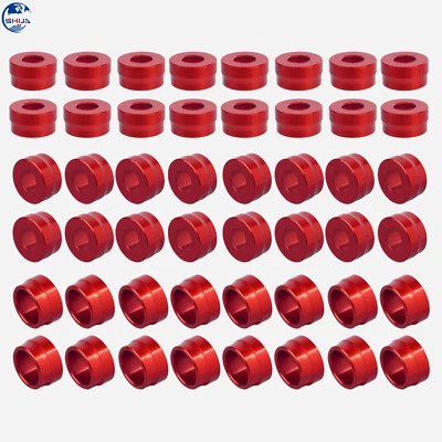 Cubierta de tapa de perno de motor 48X ROJA para Harley Dyna Softail Sportster Touring Foto 1 de 4