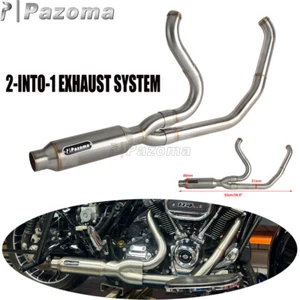 Tubo de escape 2 en 1 para Harley Touring FLHR FLHRXS FLHXS FLHX FLHXSE 2017-Up - Imagen 1 de 9